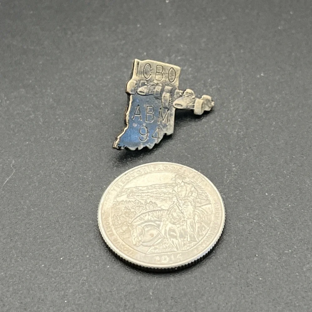 International Conference Of‎ Building Officials Indiana Indy ICBO Lapel Hat Pin